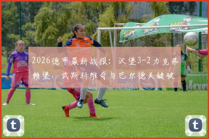 2026德甲最新战报：汉堡3-2力克弗赖堡，武斯科维奇与巴尔德关键破门全回顾
